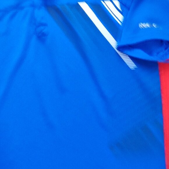 Reebok Play-Dry athletic polo shirt blue men's size M - Picture 6 of 8